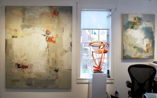 Excavation III and Dordogne--Oil/Cold Wax