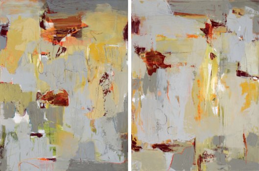 Marking History I and II--40" x 30" each