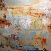 Fire and Ice I----24" x 24"----Acrylic on Canvas