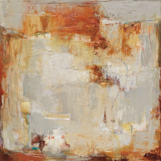 Barranca IV ---- 48" x 48"---- Oil/ Cold wax on canvas